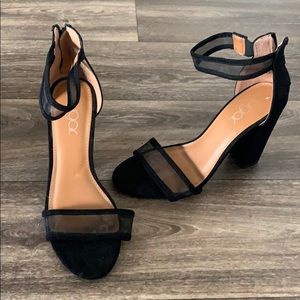 Black heels
